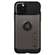 Spigen Slim Armor хибриден кейс с най-висока степен на защита за iPhone 11 Pro, Gunmetal