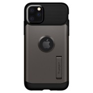 Spigen Slim Armor хибриден кейс с най-висока степен на защита за iPhone 11 Pro, Gunmetal