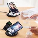 Choetech 3in1 Inductive Wireless Charging Station 22.5W - тройна поставка