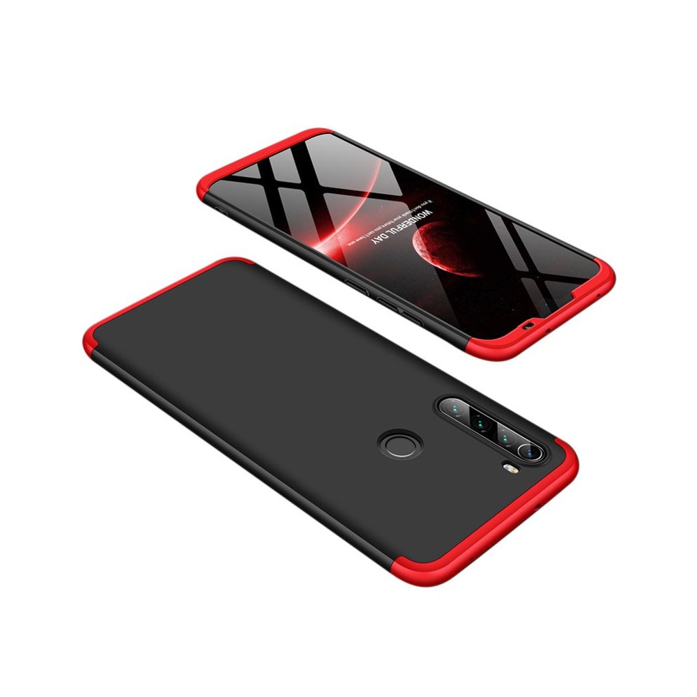 Калъф GKK 360 Protection Case Full Body Cover Xiaomi Redmi Note 8T black-red