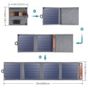 Choetech Foldable Travel Solar Panel 14W - сгъваем соларен панел
