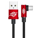 Кабел Baseus MVP Elbow USB/USB Type-C 1.5A 2M, Червен