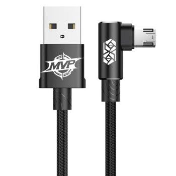 Кабел Baseus MVP Elbow USB/Micro USB 1.5A 2M, Черен
