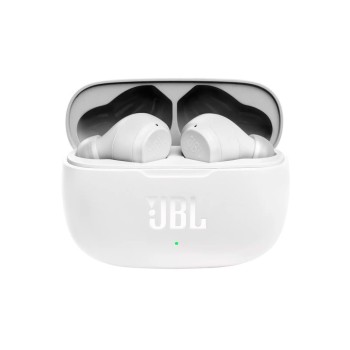 JBL Wave 200 TWS Earphones - безжични блутут слушалки със зареждащ кейс (бял)