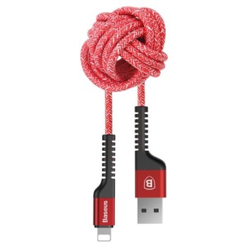 Кабел Baseus Confidant Anti-break USB/Lightning 2A 1M, Червен