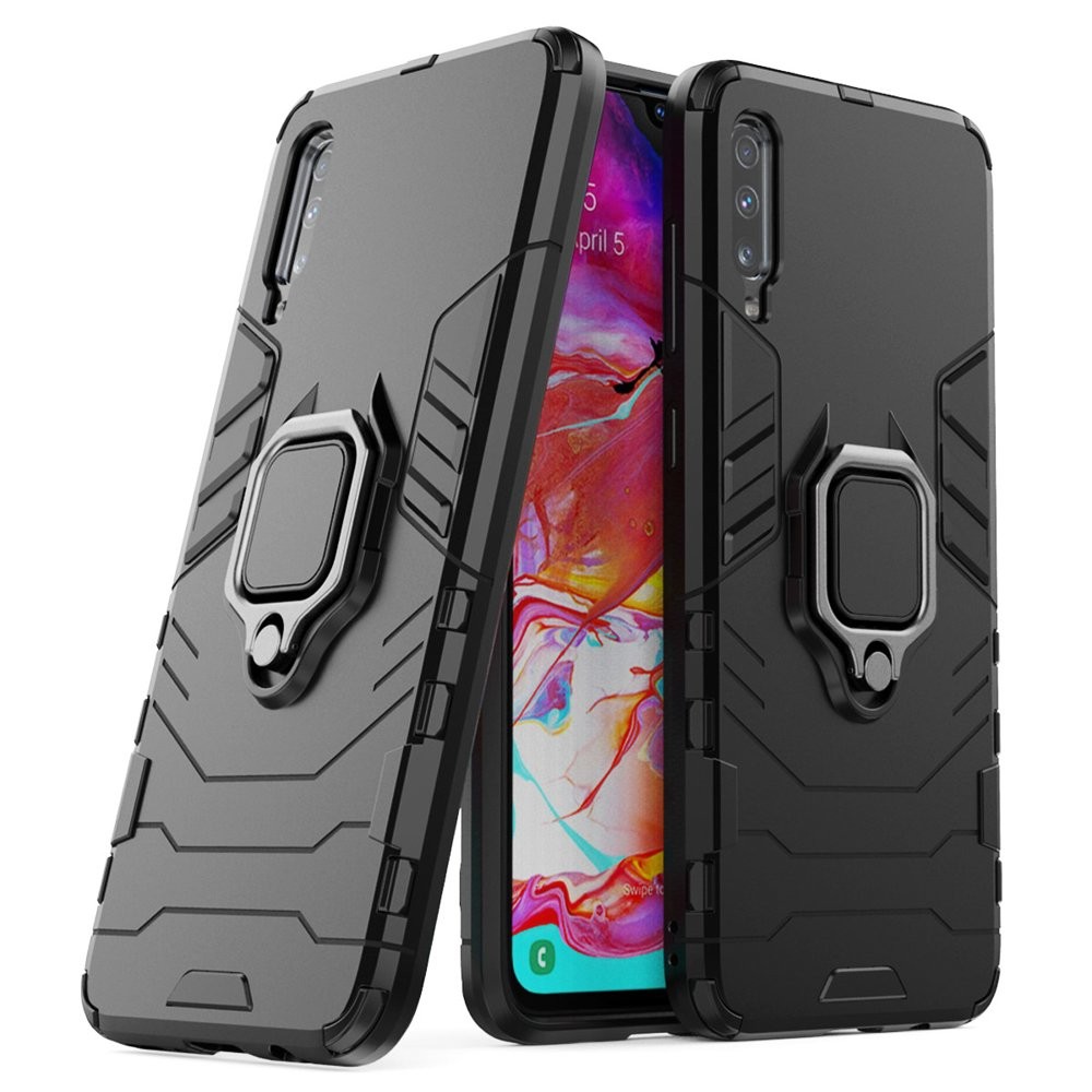 Ring Armor Case Kickstand за Samsung Galaxy A70 black
