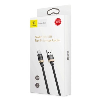 Кабел Baseus Golden Belt  USB/ Lightning 1M 2A , Златен