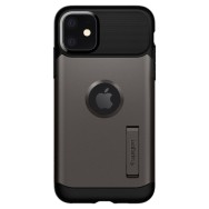 Spigen Slim Armor хибриден кейс с най-висока степен на защита за iPhone 11, Gunmetal