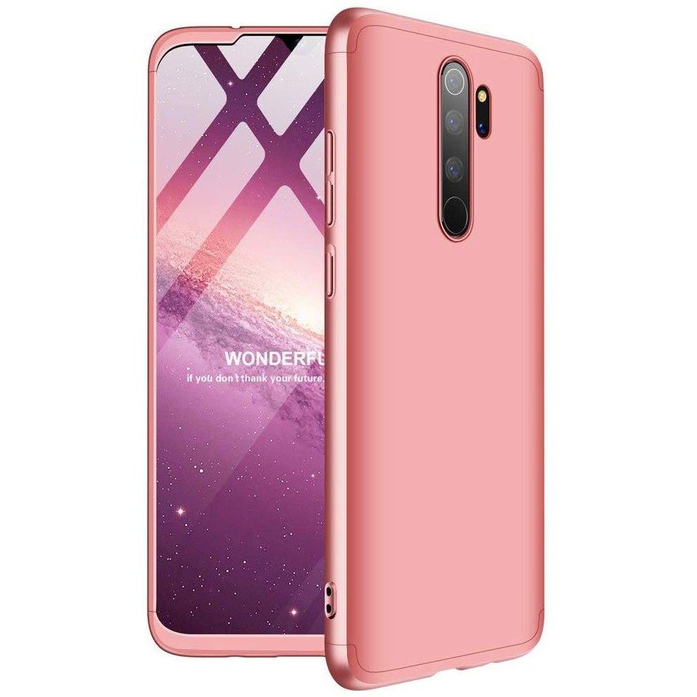Калъф GKK 360 Protection Case Full Body Cover Xiaomi Redmi Note 8 Pro pink
