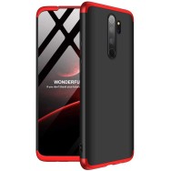 Калъф GKK 360 Protection Case Full Body Cover Xiaomi Redmi Note 8 Pro black-red