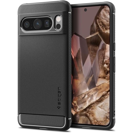 Калъф Spigen Rugged Armor За Google Pixel 8 Pro, Matte Black