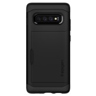 Spigen Slim Armor Cs хибриден кейс с най-висока степен на защита за Samsung Galaxy S10, Black