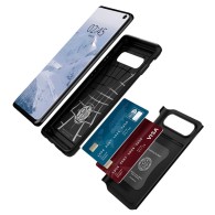 Spigen Slim Armor Cs хибриден кейс с най-висока степен на защита за Samsung Galaxy S10, Black