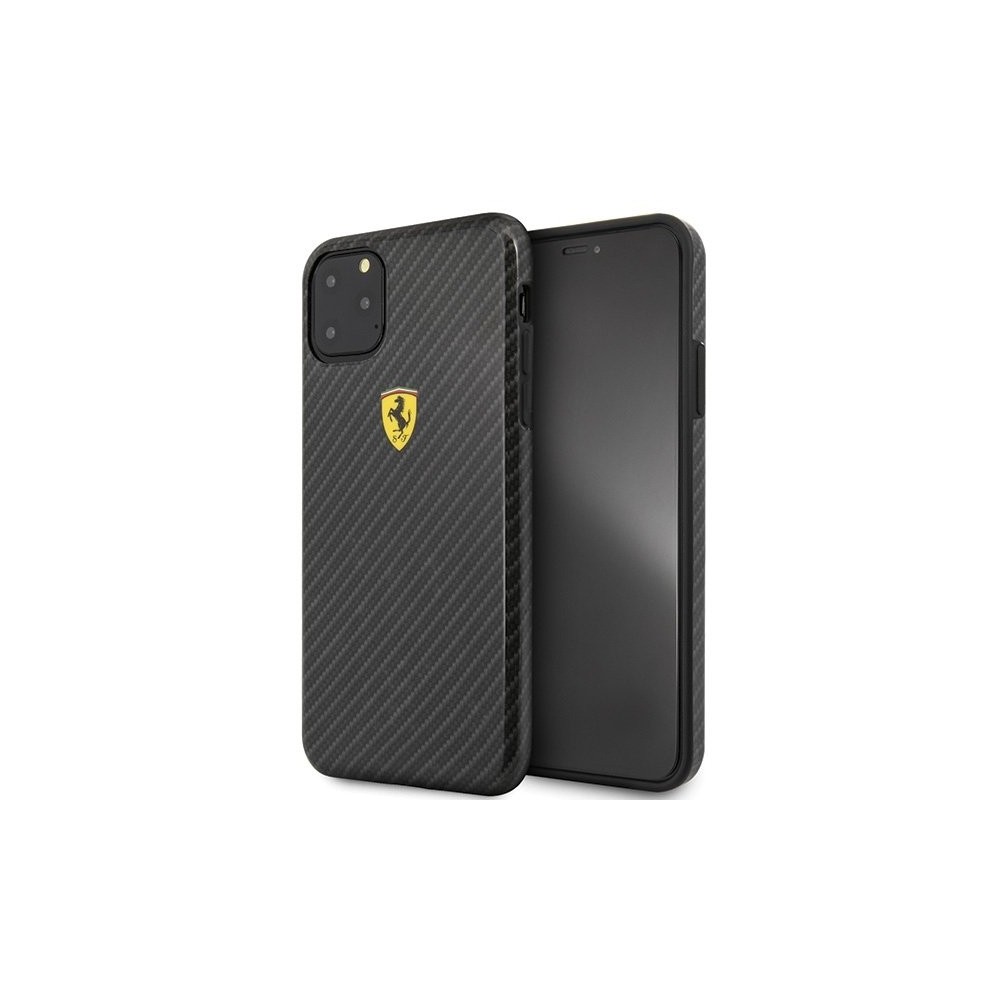 Калъф Ferrari Hardcase FESPCHCN65CBBK iPhone 11 Pro Max On Track Carbon Effect