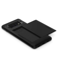 Spigen Slim Armor Cs хибриден кейс с най-висока степен на защита за Samsung Galaxy S10, Black