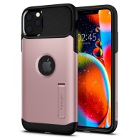 Spigen Slim Armor хибриден кейс с най-висока степен на защита за iPhone 11 Pro, Rose Gold