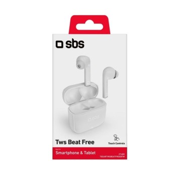 Безжични слушалки SBS - Beat Free, TWS, Бял