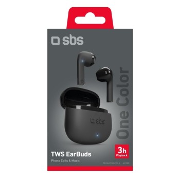 Безжични слушалки SBS - One Color, TWS, Черен