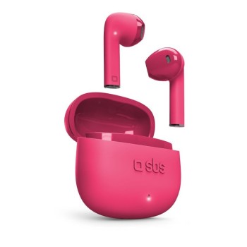 Безжични слушалки SBS - One Color, TWS, Розов