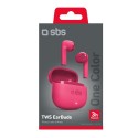 Безжични слушалки SBS - One Color, TWS, Розов