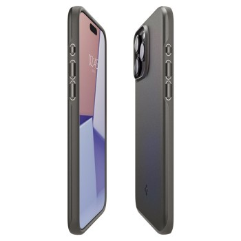 Калъф Spigen Thin Fit за iPhone 15 Pro, Gun Metal