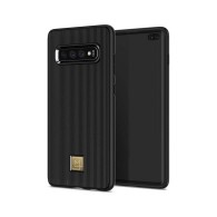 Spigen La Manon Classy дизайнерски удароустойчив кейс за Samsung Galaxy S10+ Plus, Black