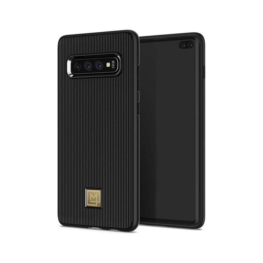 Spigen La Manon Classy дизайнерски удароустойчив кейс за Samsung Galaxy S10+ Plus, Black