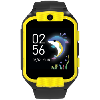 Смарт часовник Canyon Cindy KW-41, 53 мм, черен/жълт - CNE-KW41YB