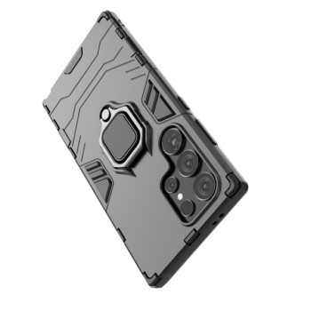 Калъф fixGuard Ring Armor за Samsung Galaxy S24 Ultra, Черен