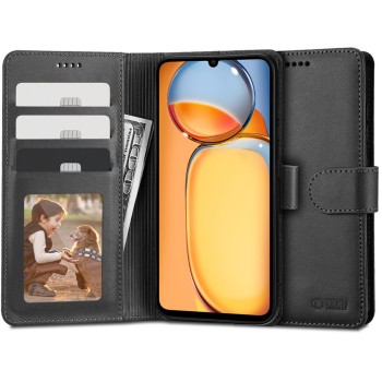 Калъф Tech-Protect Wallet За Xiaomi Redmi 13C / Poco C65, Black