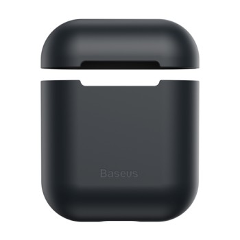 Калъф Baseus Ultrathin Series Silica Gel за Airpods 1/2, Черен