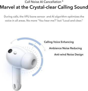 Безжични слушалки Honor Earbuds 3 Pro, White