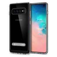 Spigen Ultra Hybrid хибриден кейс с най-висока степен на защита за Samsung Galaxy S10, Crystal Clear