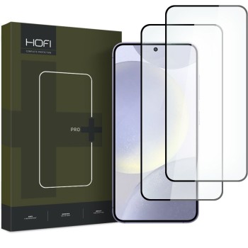Стъклен Протектор Hofi Glass Pro+ 2бр. Pack за Samsung Galaxy S24, Black