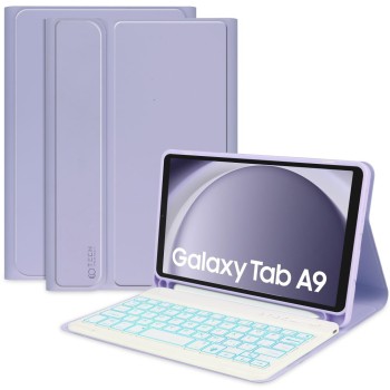 Калъф Tech-Protect Sc Pen + Keyboard за Samsung Galaxy Tab A9, 8.7" X110 / X115, Violet