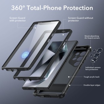 Калъф ESR Armor Kickstand За Samsung Galaxy S24 Ultra, Black