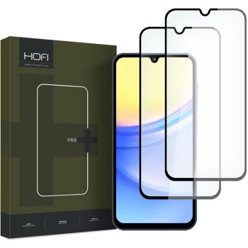 Стъклен Протектор Hofi Glass Pro+ 2бр. Pack за Samsung Galaxy A15 4G / 5G / Galaxy A25 5G, Black