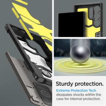 Калъф Spigen Tough Armor За Samsung Galaxy S24 Ultra, Gun Metal