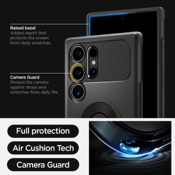 Калъф Spigen Slim Armor Magsafe За Samsung Galaxy S24 Ultra, Black