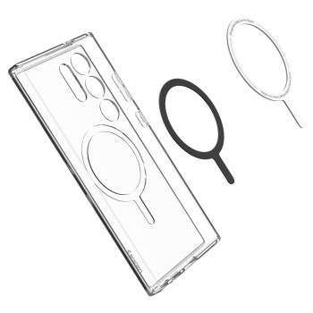 Калъф Spigen Ultra Hybrid Onetap Ring Magsafe за Samsung Galaxy S24 Ultra, White