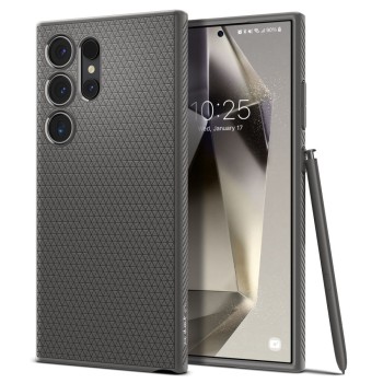 Калъф Spigen Liquid Air за Samsung Galaxy S24 Ultra, Granite Grey