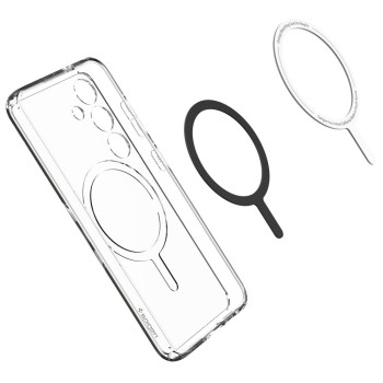 Калъф Spigen Crystal Hybrid Onetap Ring Magsafe за Samsung Galaxy S24, White