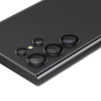 Стъклен Протектор за камера Spigen Optik.TR ”Ez Fit” 2-Pack за Samsung Galaxy S24 Ultra, Black