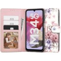 Калъф Tech-Protect Wallet За Samsung Galaxy M34 5G, Blossom Flower