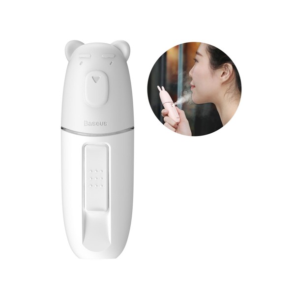 Преносим овлажняващ спрей Baseus Portable Moisturizing Sprayer Cyan, Бял