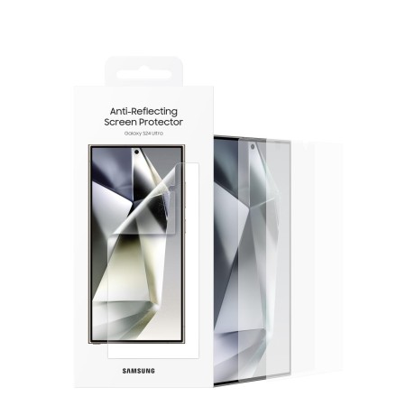 Samsung Screen Protector EF-US928CTEGWW - оригинално защитно покритие за дисплея на Samsung Galaxy S24 Ultra, 2 броя, прозрачно