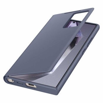 Калъф Samsung Smart View Wallet Case, За Galaxy S24 Ultra, Violet
