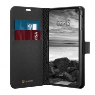 Spigen La Manon Wallet Saffiano Samsung Galaxy S10e, Black