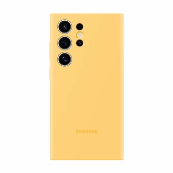 Калъф Samsung Silicone Case, За Galaxy S24 Ultra, Yellow