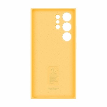 Калъф Samsung Silicone Case, За Galaxy S24 Ultra, Yellow